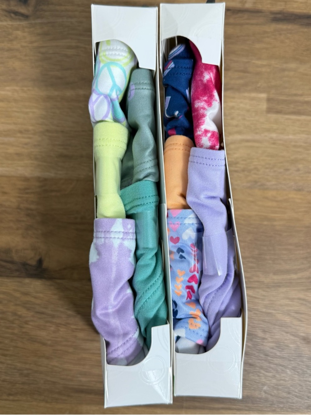 6- 5 Packs Wonder Nation Girls Premium Hipsters & Premium Briefs Size Small 6-6X - Picture 3 of 4